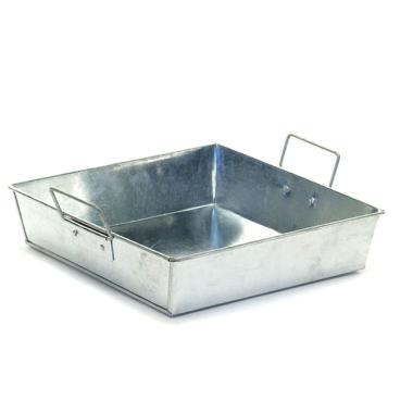 9  square galvanized tray ty39 1 wholesale metal containers rectangle