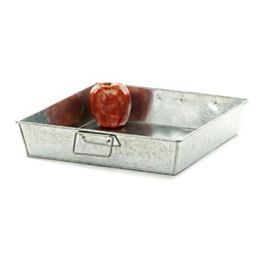 9  square galvanized tray ty39 1 wholesale metal containers rectangle