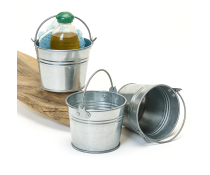 5  mini pail galvanized by41 1 wholesale metal containers pails pots 0