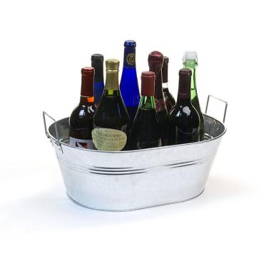 16  oval tub galvanized by33 1 wholesale metal containers tubs 15