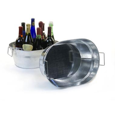 16  oval tub galvanized by33 1 wholesale metal containers tubs 15