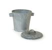 8  metal trash vintage finish by65 1vin wholesale containers novelty