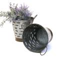 10 inch metal olive bucket deep vintage rustic by90 1 wholesale