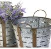 10 inch metal olive bucket deep vintage rustic by90 1 wholesale