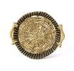 woodchipwillow round shallow tray wooden handles bw340 1