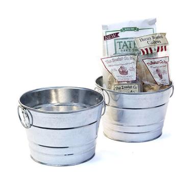 7 galvanized pot side ear handle by07 1 wholesale metal containers
