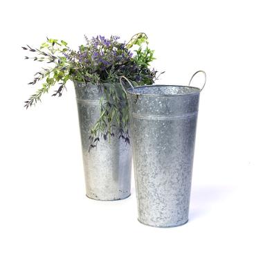 8  french bucket galvanized acid wash by886 1aw wholesale metal containers