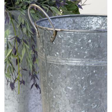 8  french bucket galvanized acid wash by886 1aw wholesale metal containers