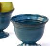 625  solid iron metal urn antique teal by72 1xtl wholesale containers