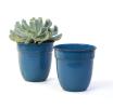 5  solid iron metal pot antique teal by74 1xtl wholesale containers