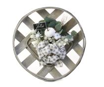 woodchip round tobacco wall decor gray wash wd341 1 wholesale baskets