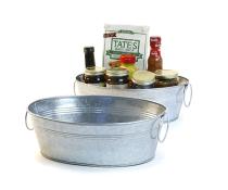 12  galvanized oval tub by878 1 wholesale metal containers
