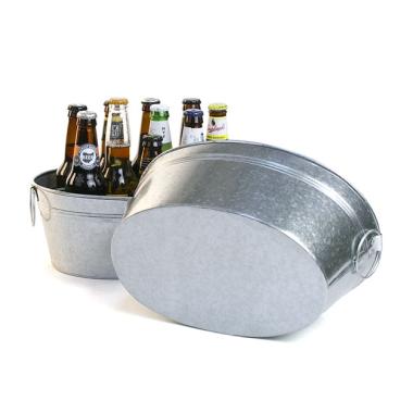 oval galvanized tub long by880 1 wholesale metal containers tubs 13