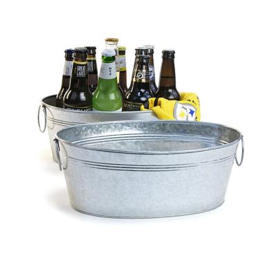 oval galvanized tub long by880 1 wholesale metal containers tubs 13