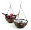 woodchip strip hanging basket stained hd34 1s wholesale wall baskets