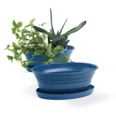 975  oval biodegradable tray blue pe05 1b handles bowls
