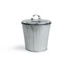 8  galvanized trash distressed zby65 1 wholesale metal containers novelty