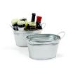 galvanized oval small tub by31 1 wholesale metal containers tubs 9