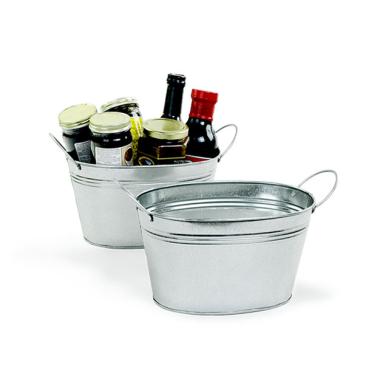 galvanized oval small tub by31 1 wholesale metal containers tubs 9