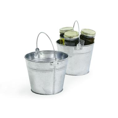 6  galvanized pail by43 1 wholesale metal containers pails pots medium