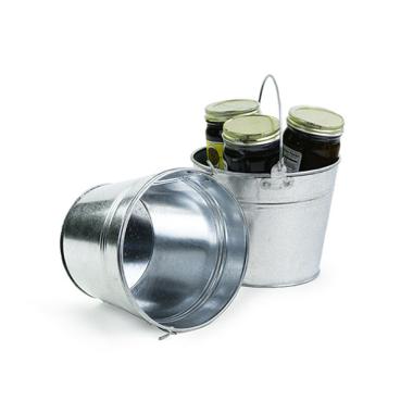 6  galvanized pail by43 1 wholesale metal containers pails pots medium