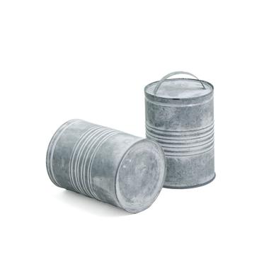 4  tin cylinder white wash lid by443 1 wholesale metal containers