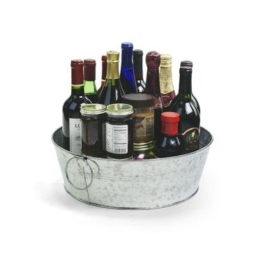 15  galvanized round bowl by26 1 wholesale metal containers tubs 13