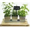 tin herb pot galvanized by42 1 wholesale metal containers pails pots rectangle