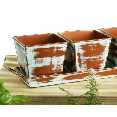 verdigriscopper herb container by42 1ver wholesale metal containers pails pots rectangle square
