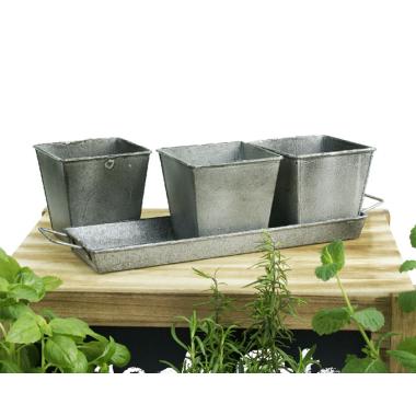 vintage herb container by42 1vin wholesale metal containers pails pots rectangle square