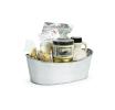 10  galvanized oval boat shape bowl by98 1 wholesale metal containers