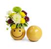 solid iron bowl smiley face golden yellow by207 1 wholesale metal