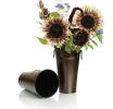 french bucket brown powder coated finish by883 1br wholesale metal containers