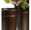 french bucket brown powder coated finish by883 1br wholesale metal containers