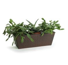 14  metal rectangle window box antique brown ty61 1br wholesale containers