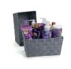 woven strap basket rectangle single small grey tp80 1sm