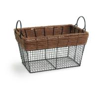 wire rectangular tray black folding ear handle ty164 1 rectangles wholesale