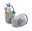 soft fabric blue bunny basket sf579 1bl wholesale containers handled baskets