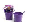 5  tin pot purple by03 1prp wholesale metal containers pails