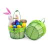 large wire basket round green cloth lining single sy350 1lgr wholesale