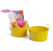 8  round tin tub goldenrod yellow by18 1gy wholesale metal containers