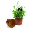 solid iron lathe pot with embossed mandala design rust finish by76 1rst wholesale