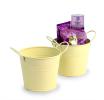 5  tin pot pale yellow by03 1ly wholesale metal containers pails