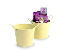 5  tin pot pale yellow by03 1ly wholesale metal containers pails