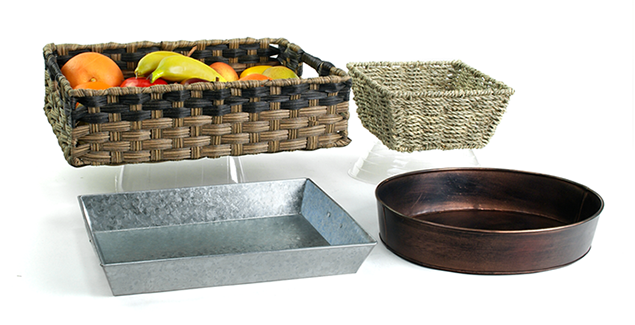 BOWLS, TRAYS, CRATES