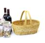med woodchipbamboo oval double folding sd13 1 wholesale basket containers handled baskets