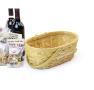 med woodchipbamboo oval double folding sd13 1 wholesale basket containers handled baskets