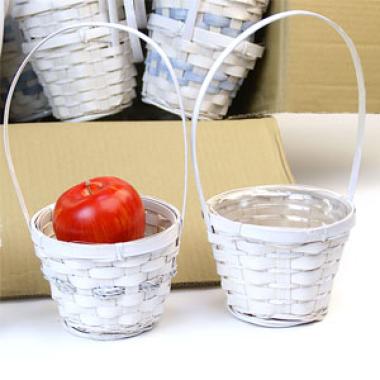 5  bamboo white utility shop so575 1w wholesale basket containers handled baskets