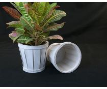 6  woodchip pot cover white pd04 1w wholesale covers 6