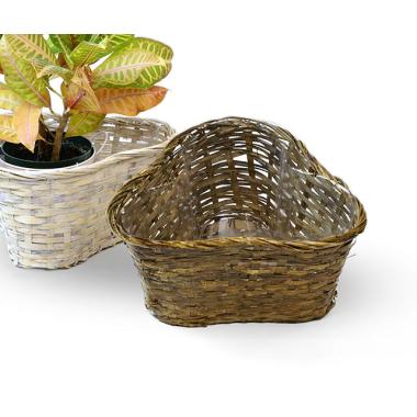bamboo triangular pot stained po03 1s wholesale basket containers
